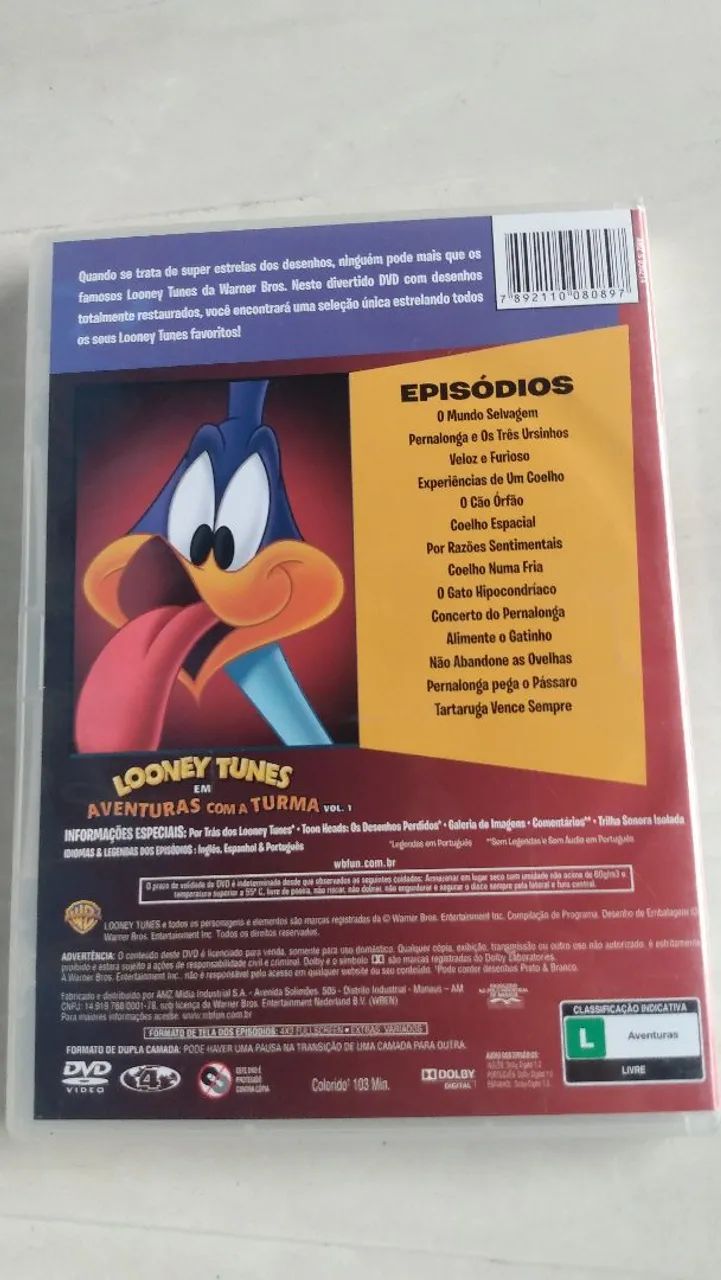 DVD looney tunes avent. Com a turma 1 - Foto 4