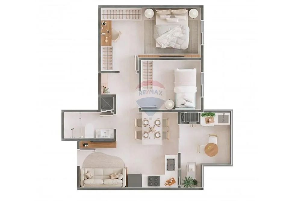 Apartamento na planta com 2 quartos à venda - Foto 3