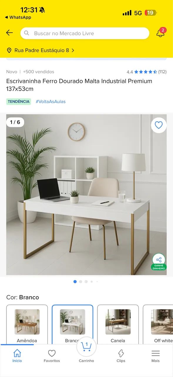 Mesa escrivaninha  - Foto 2