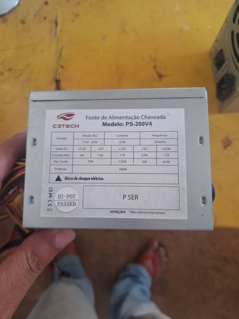 FONTE 200W G3TECH USADA - Foto 2