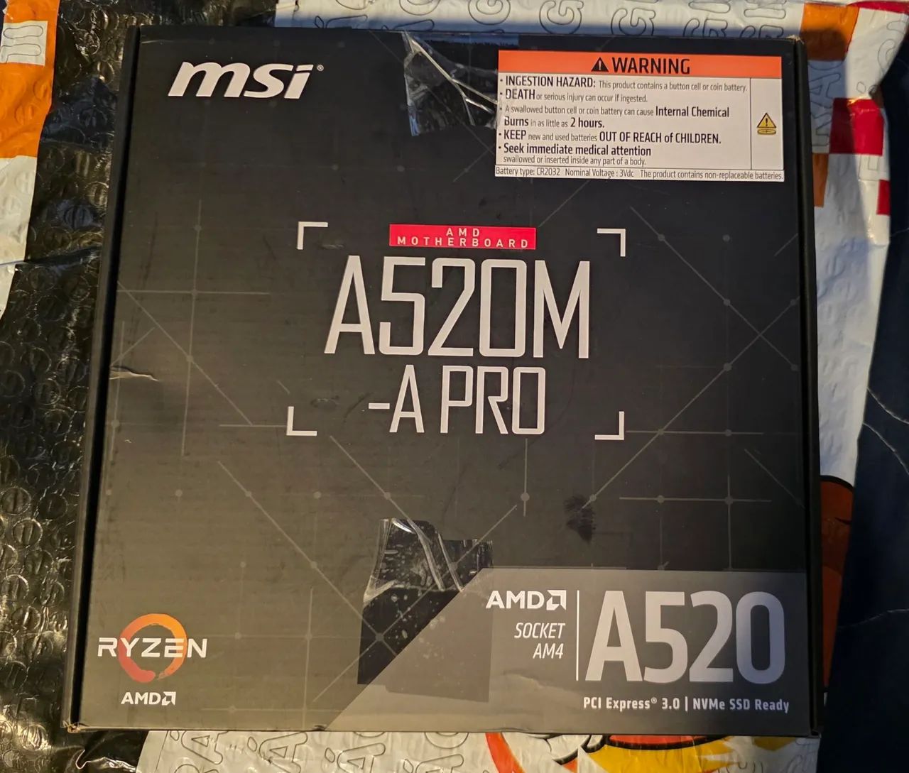 Placa mãe: MSI A520M-A PRO