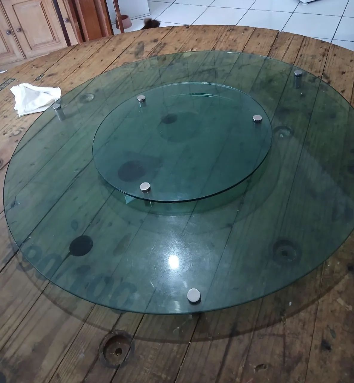 BASE DE MESA - VIDRO TEMPERADO  - Foto 2
