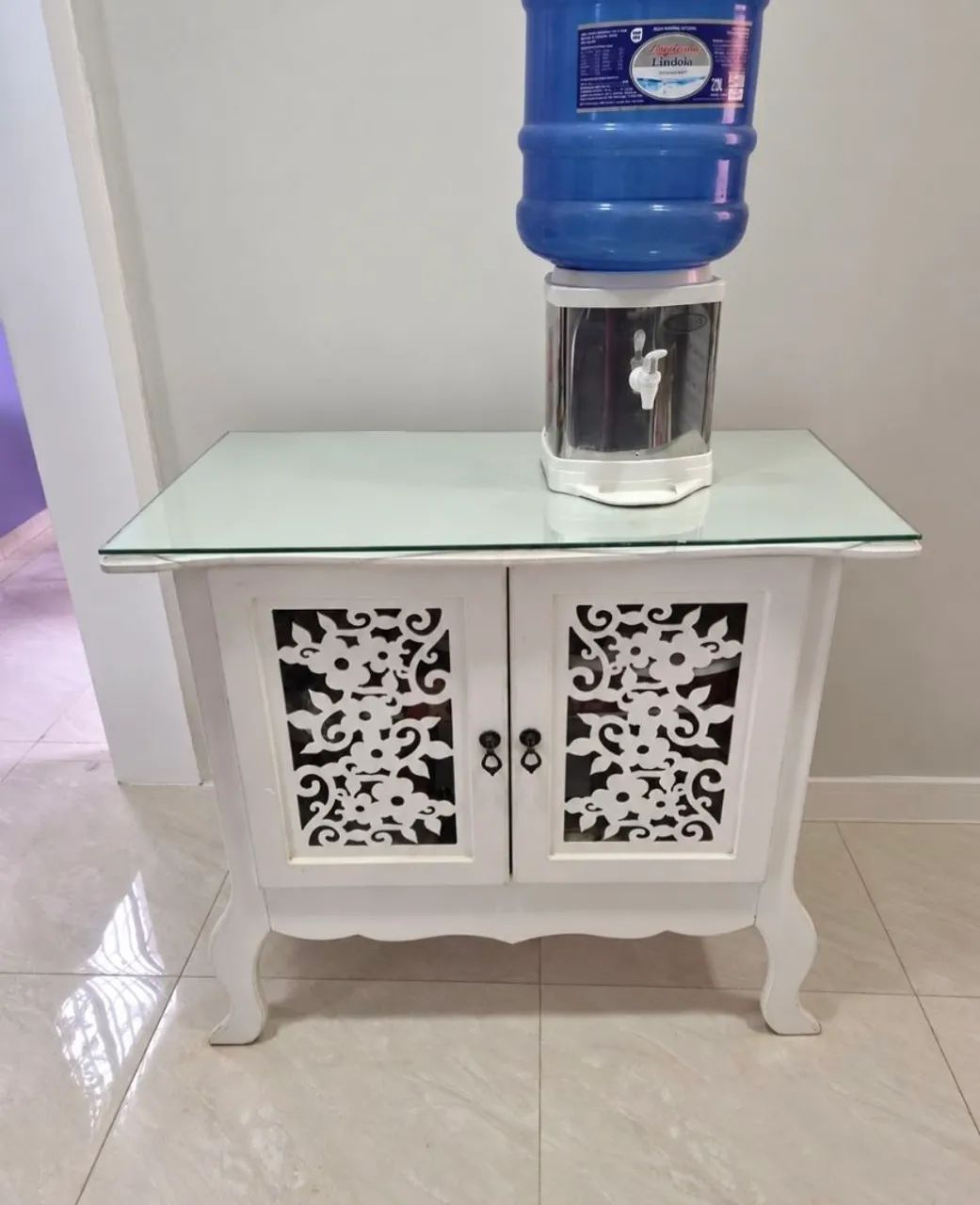 Armario branco vintage buffet