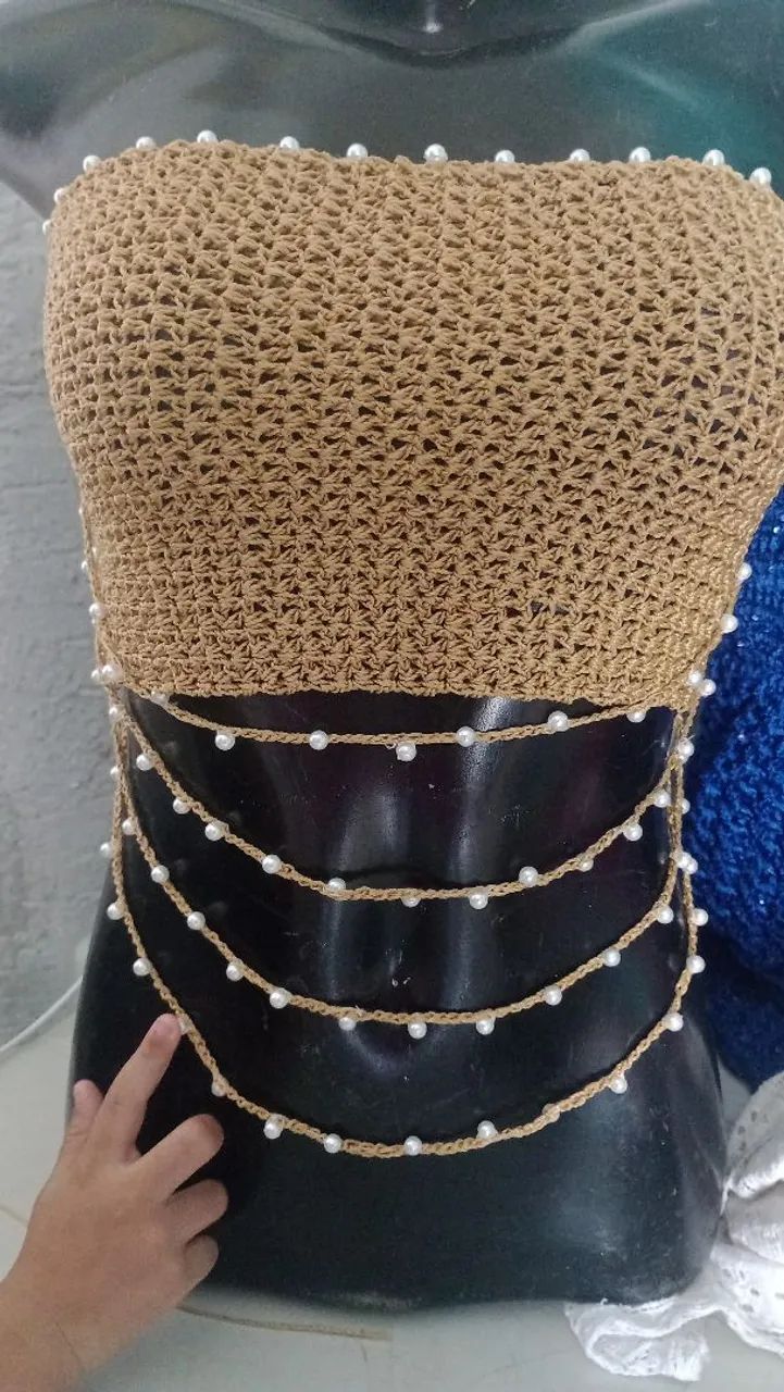 Blusa de crochê 
