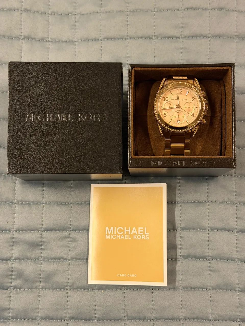 RELÓGIO MICHAEL KORS ORIGINAL FEMININO - ROSE GOLD COM CRISTAIS - Foto 4