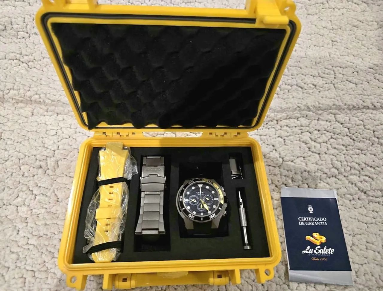 Orient SeaTech Solar 500m TITÂNIO - Foto 3