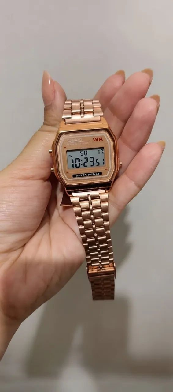 Relógio Cássio dourado e pratas novo - Foto 2