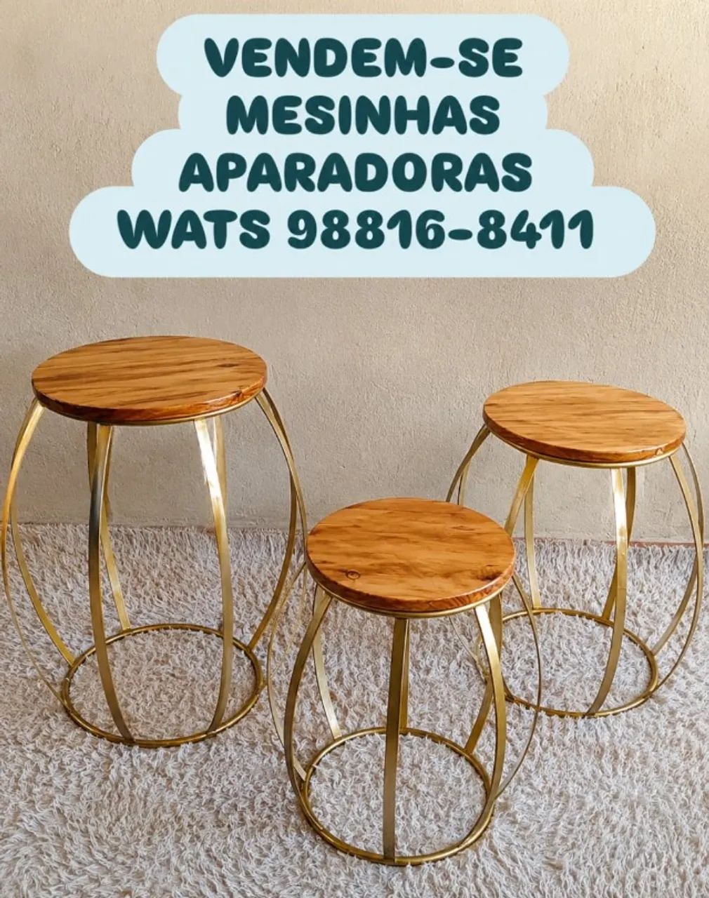 VENDEM-SE MESINHAS APARADORAS