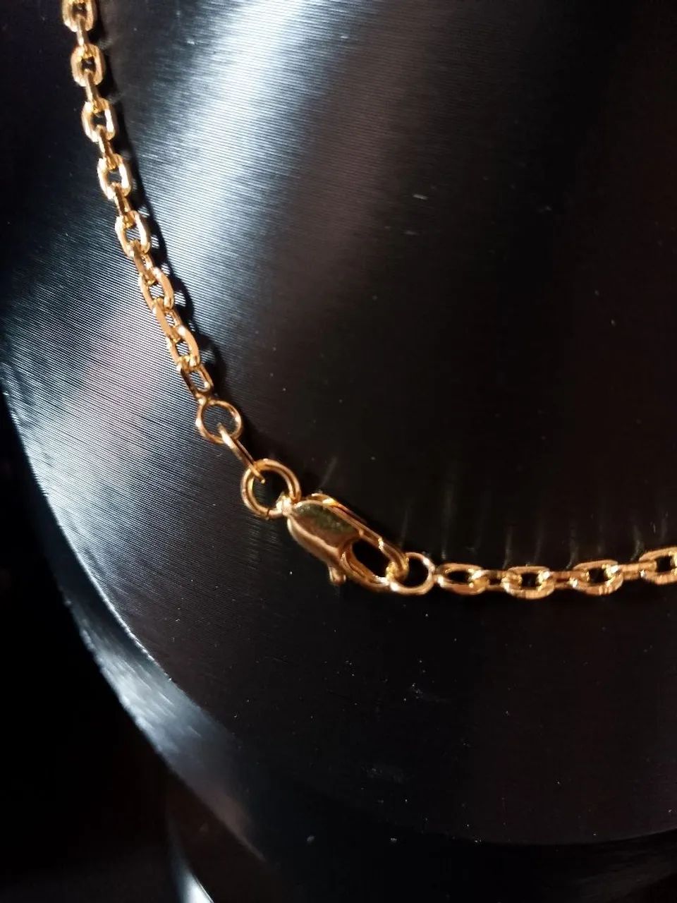 Corrente Cadeado Banhado a Ouro 18K  - Foto 4