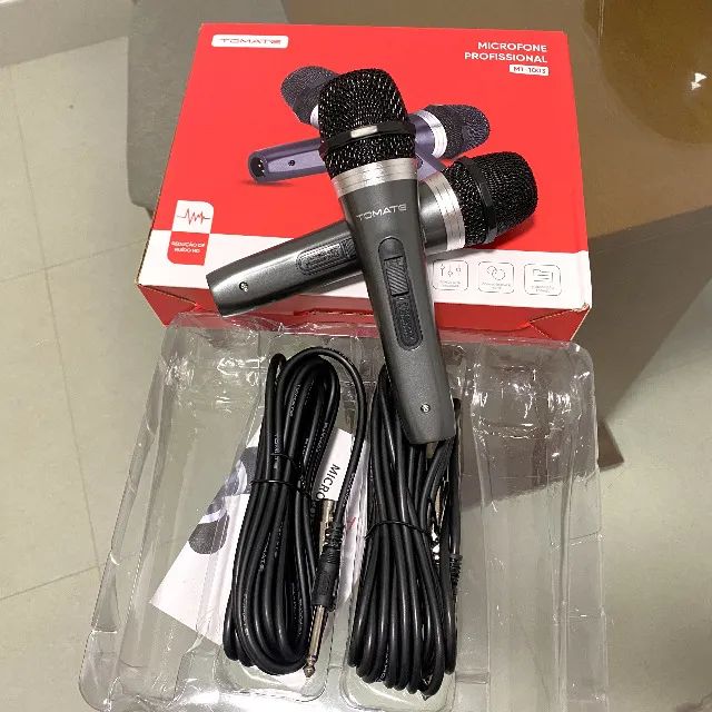 Microfone Profissional Tomate MT-1003 (Novo na Caixa)