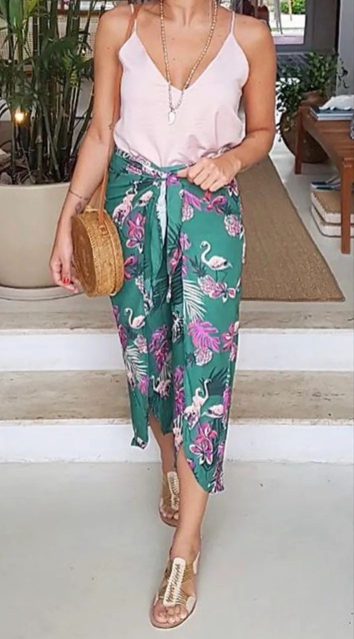 Calça flamingo P sem uso - Foto 2