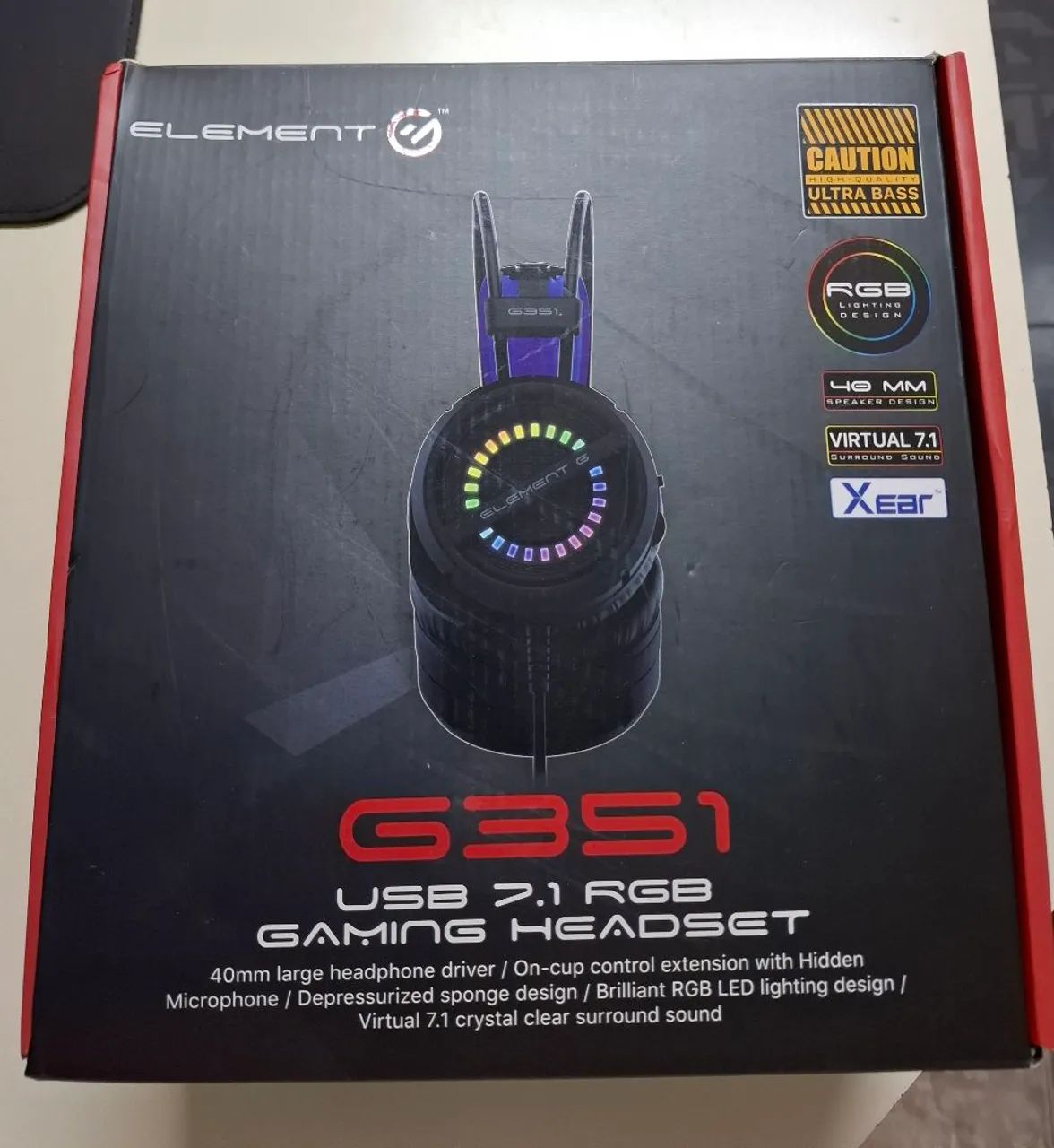 Fone de ouvido Element G351 - Usado 