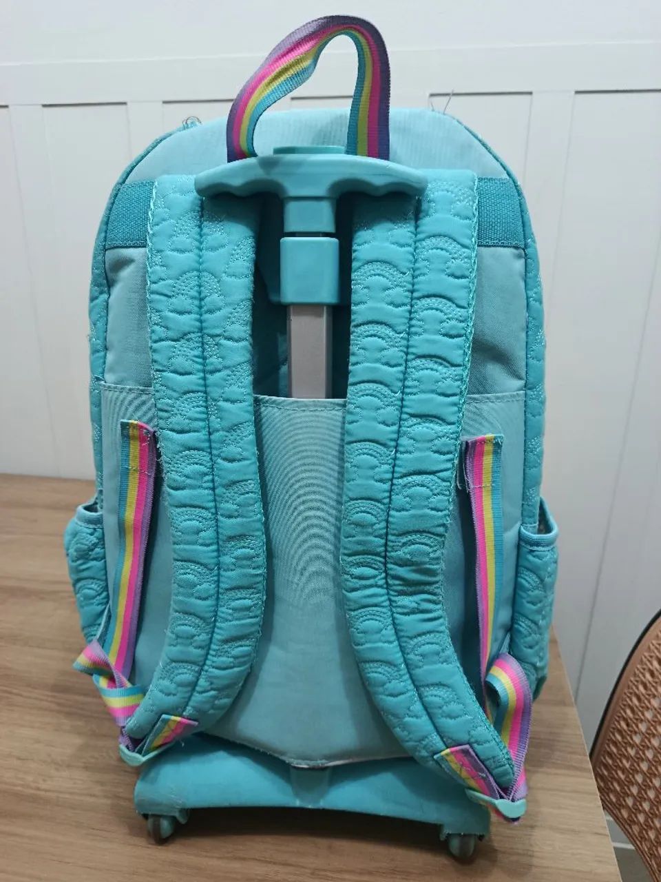 Mochila de costas e rodinha - Foto 3