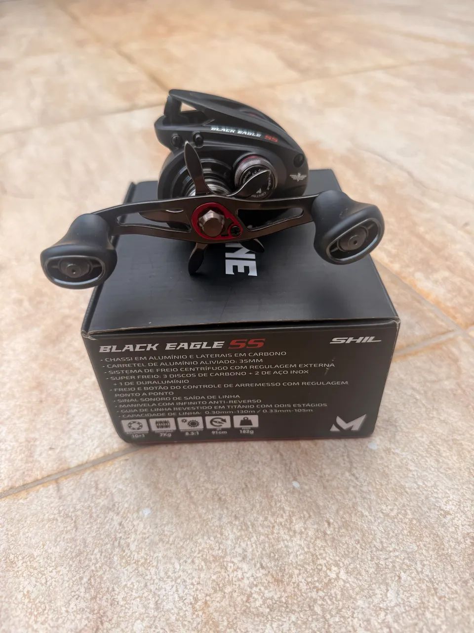 Carretilha Black Eagle SS - Valor 650,00 - Foto 3