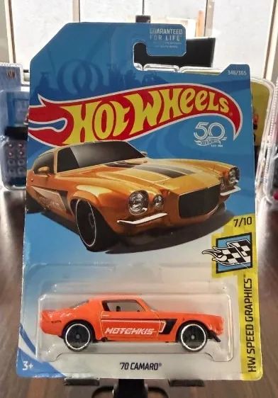 Hot Wheels '70 Camaro (série HW Speed Graphics de 2018)