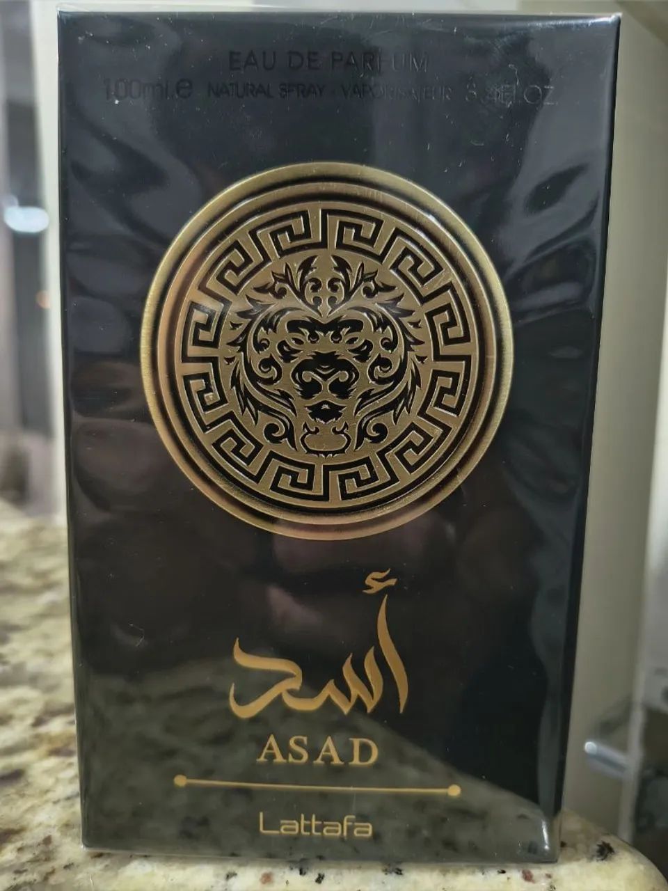 Perfume Árabe Lattafa ASAD BLACK EDP 100ml Masculino Original 