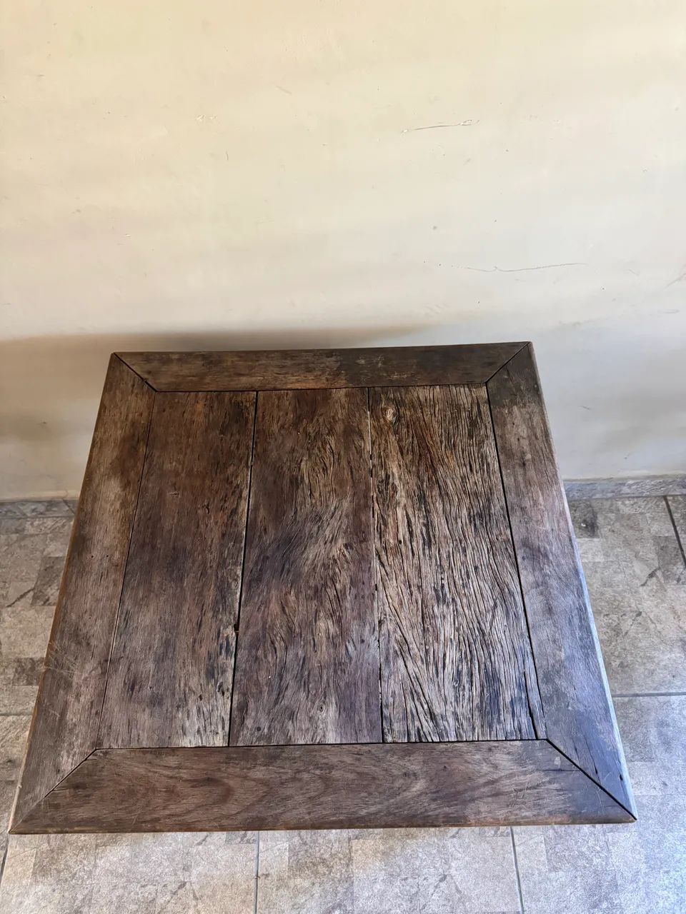 Mesa rústica de madeira maciça  - Foto 3