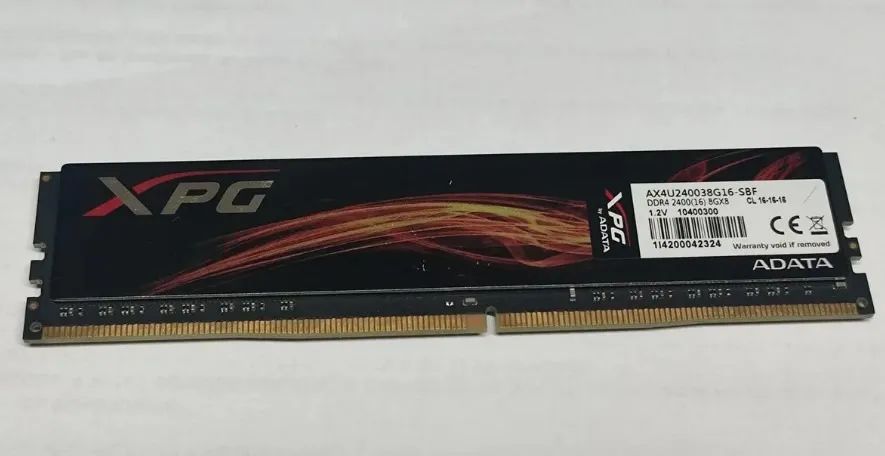 Memória Ddr4 Xpg Adata 8gb 2400mhz Cl16 Usada - Memória RAM