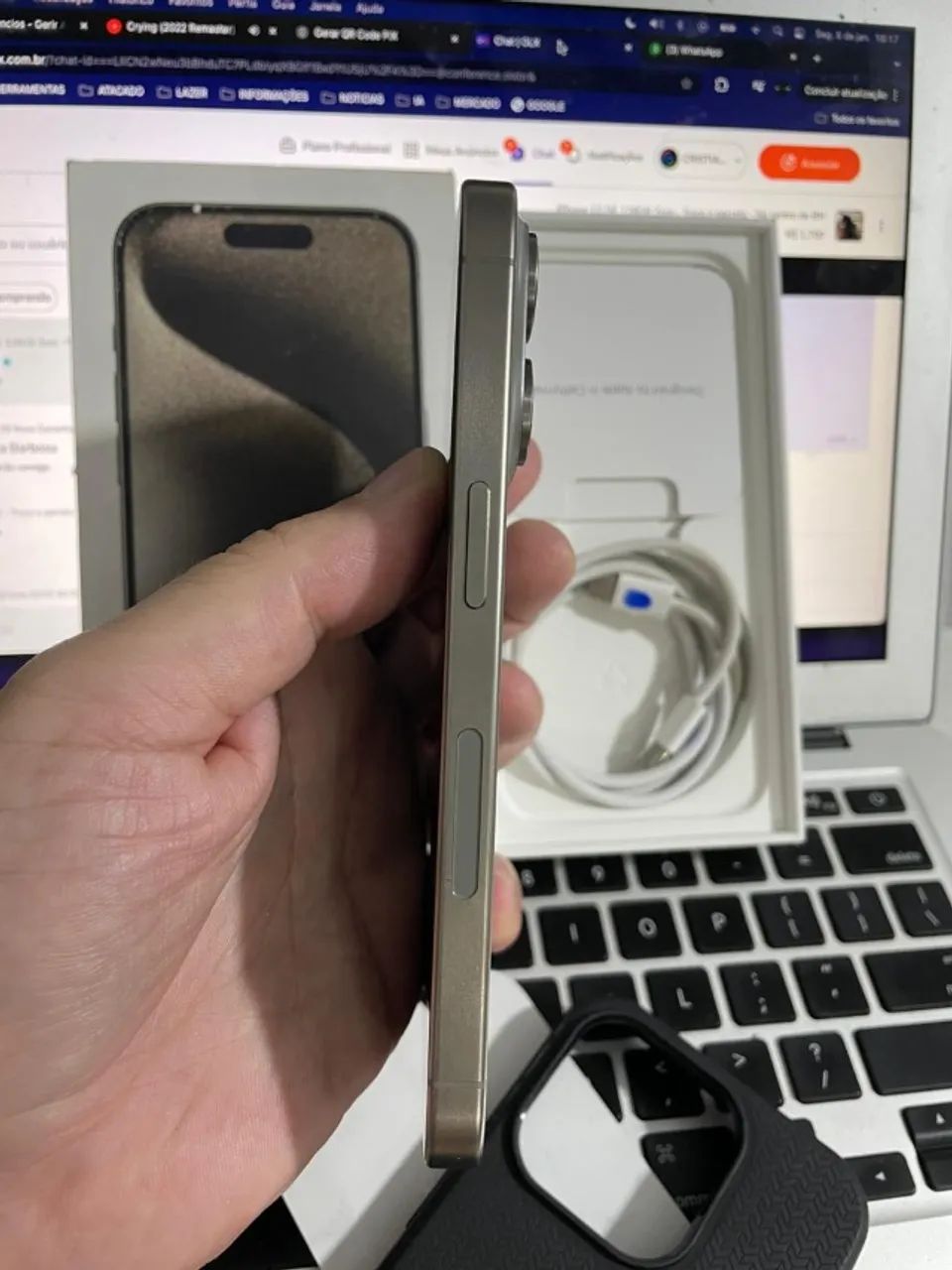 IPhone 15 Pro Excelente - Troco e parcelo - No centro de BH - Foto 4