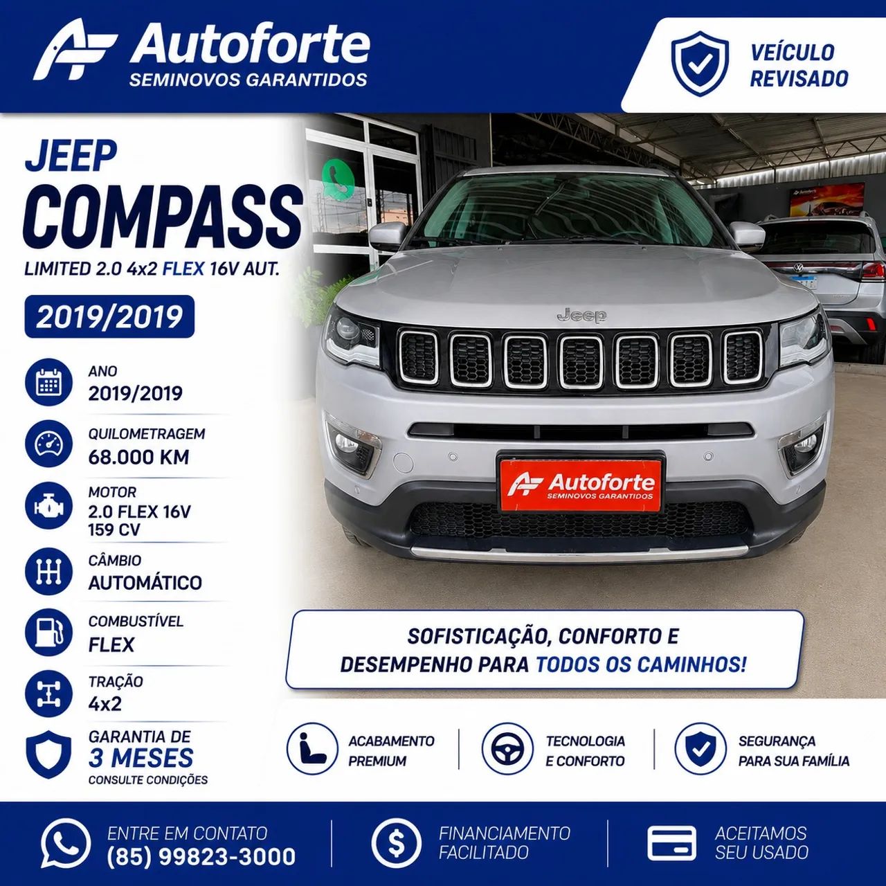 Jeep Compass Limited 2.0 4X2 Flex 16V Aut. 2019
