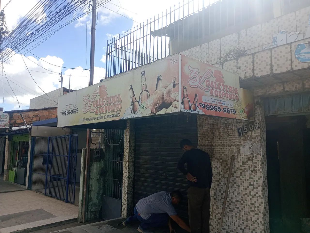 TOLDO COM PLACA PRA BANNER 1,55X3,20X0,60 - Foto 5