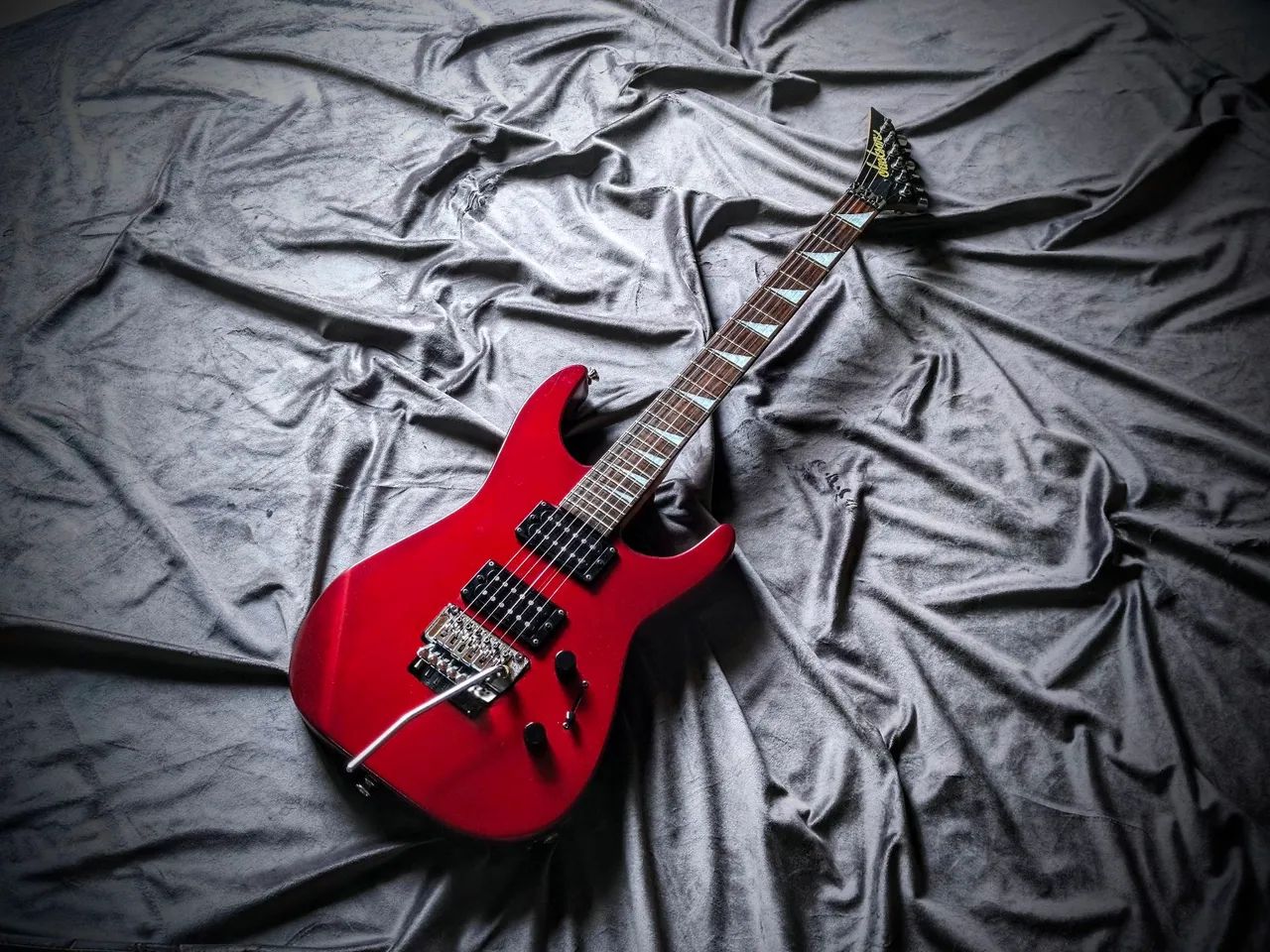 Guitarra Jackson DX-10 Dinky Made in Japan 90's Red Candy apple