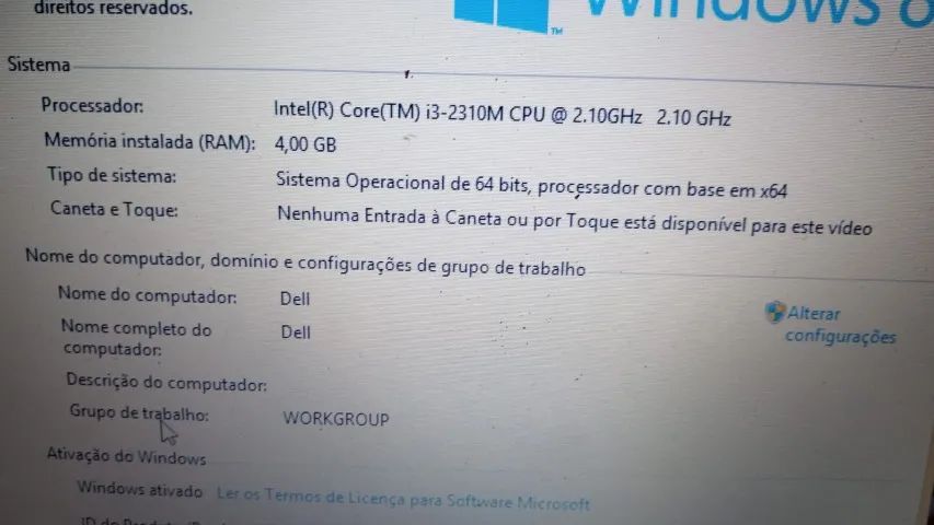 Notebook Dell i3 com 4gb de ram e SSd de 120gb - Foto 5