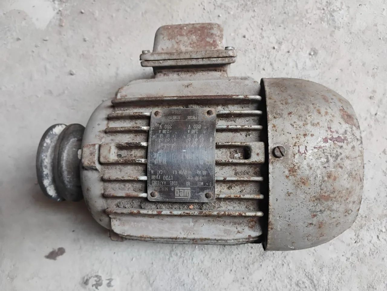 Motor trifásico de 1cv