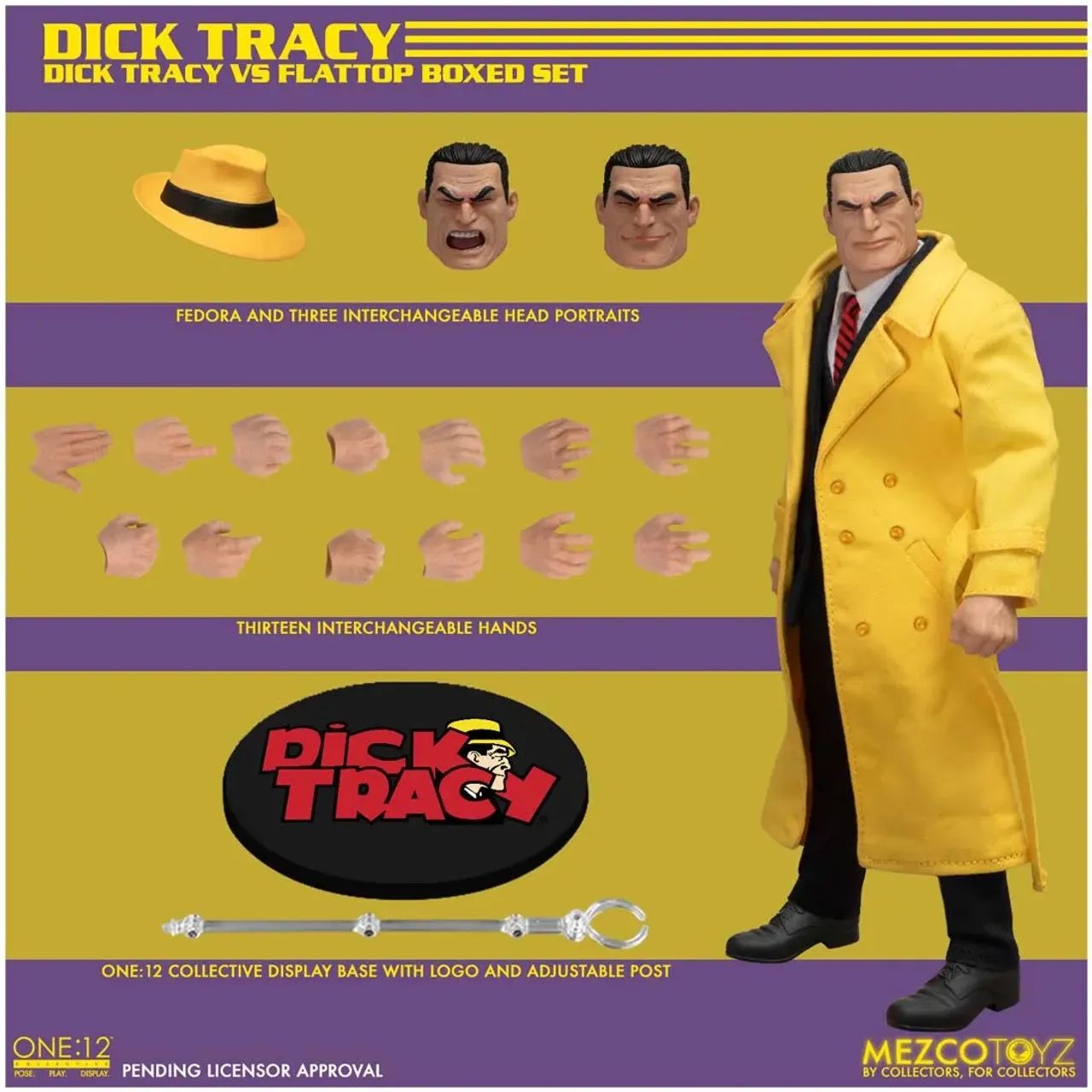 Mezco 2Pack Deluxe Dick Tracy and Flattop - Foto 2