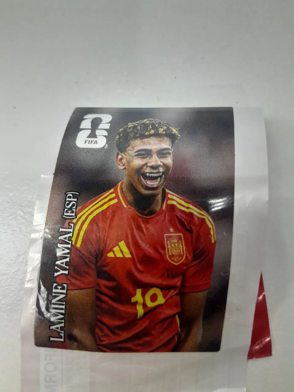 Figurinha coca cola Yamal 2026