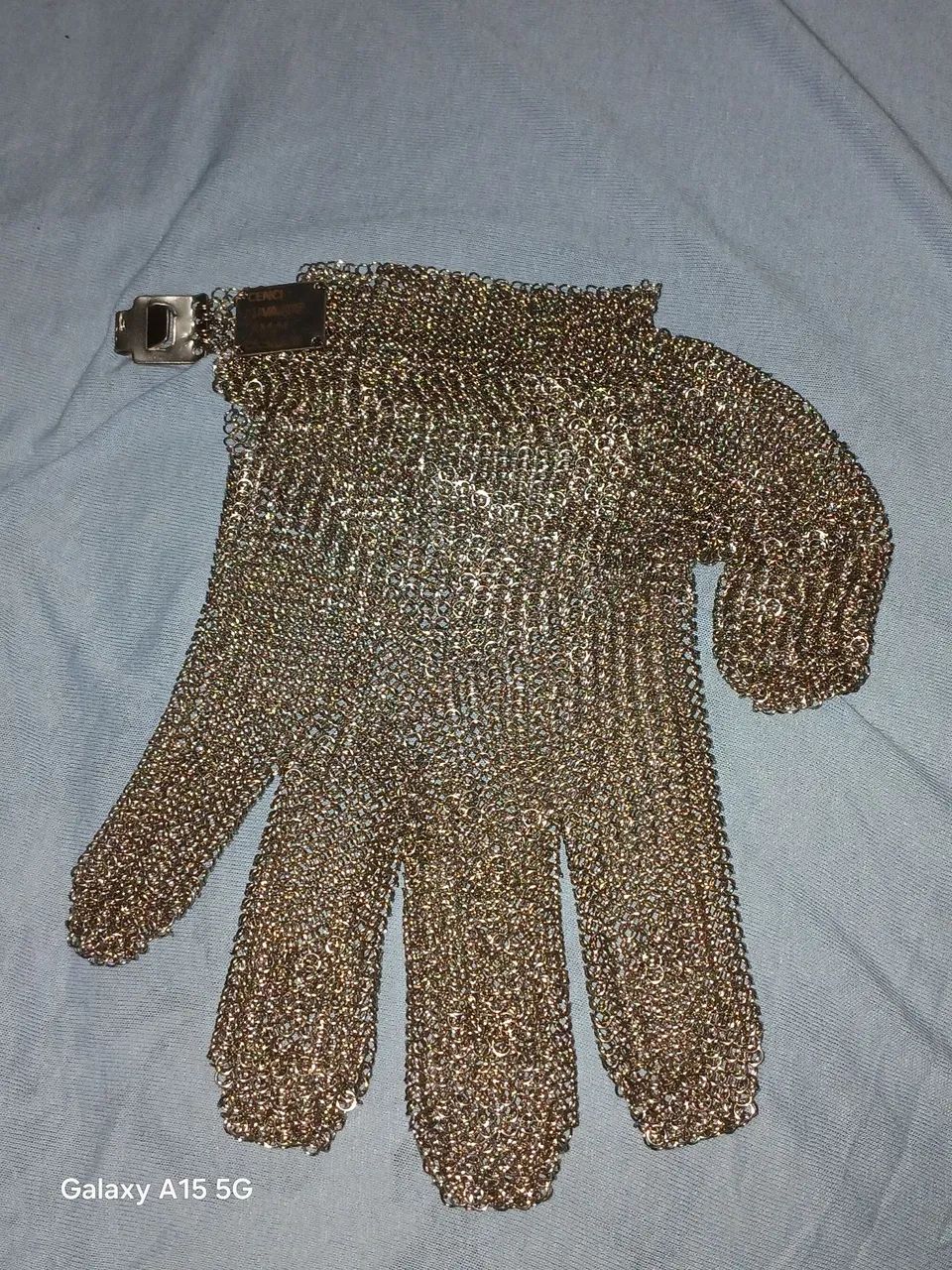Luva malha inox nova tamanho M 