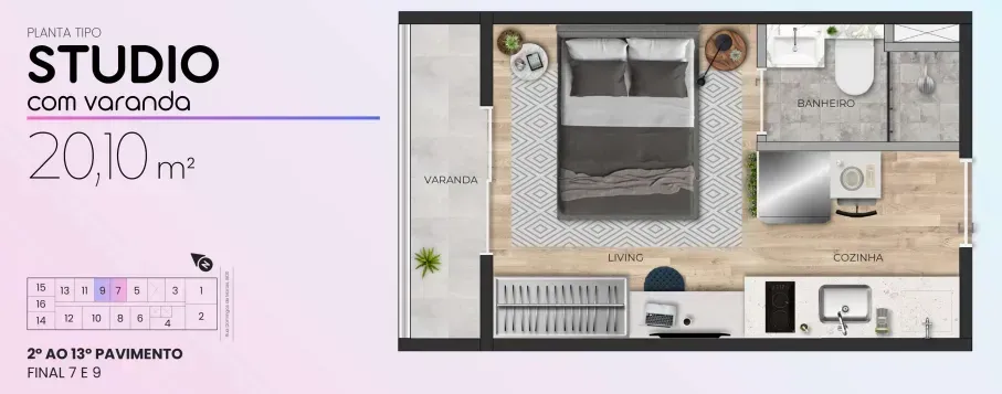 PLANTA 20m²