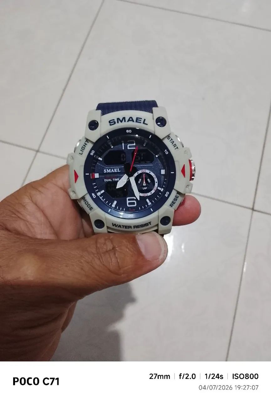 Relógio Smael digital Aprova d'água Novo - Foto 3