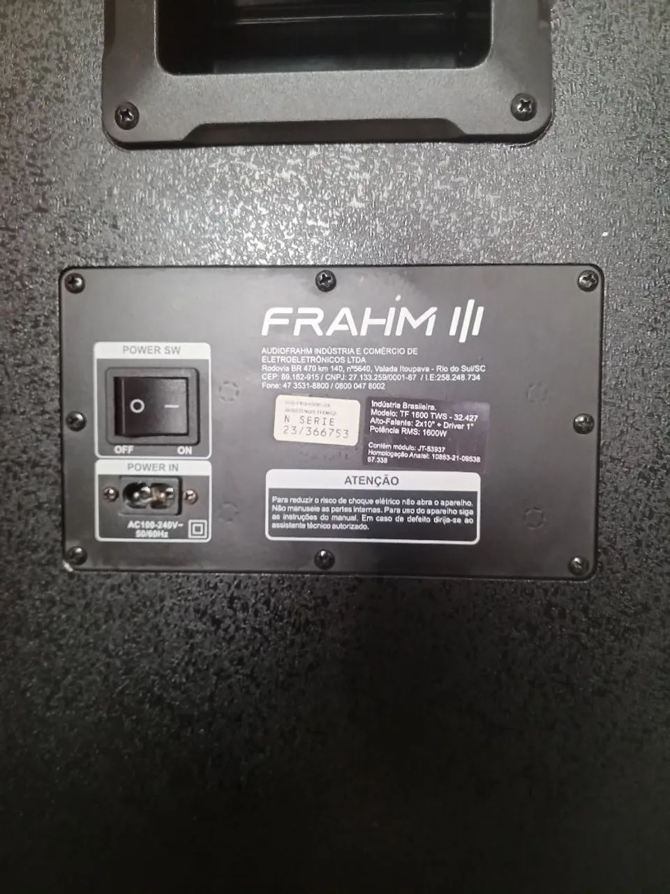 Caixa de som  FRAHM 1600WTS - Foto 3