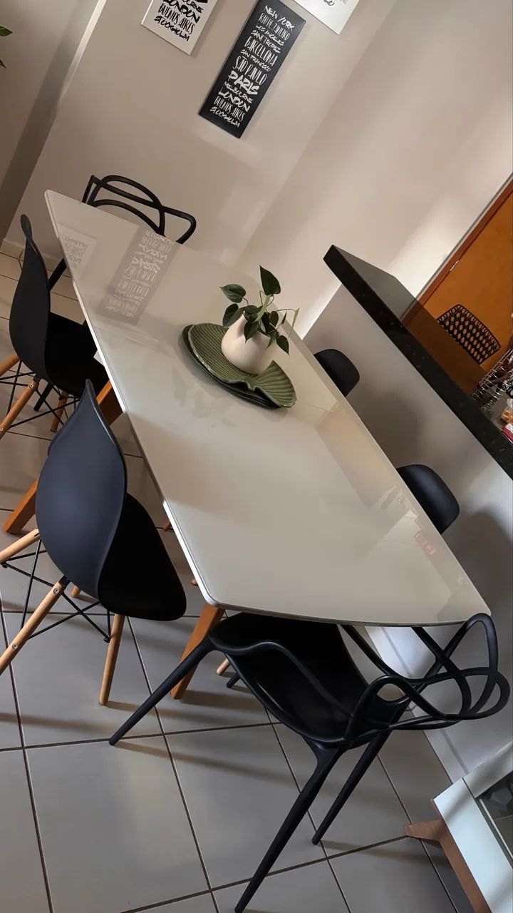 Mesa de jantar 6 lugares