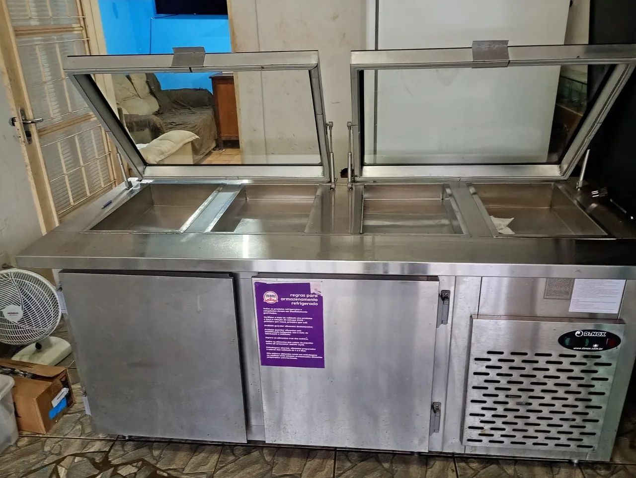 Balcão refrigerado 