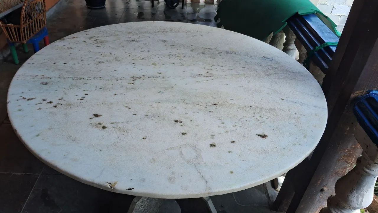 Tampo de mesa granito redondo  - Foto 4