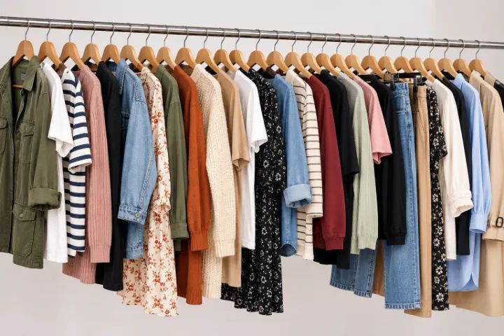 Lote com peças de roupas diversas