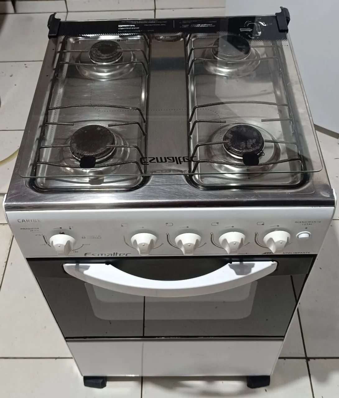 Fogão 4 bocas Esmaltec ENTREGO  - Foto 4