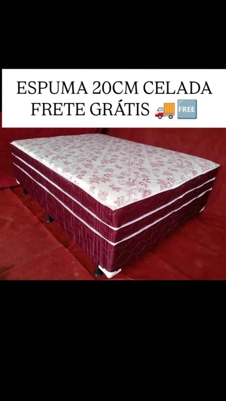 Cama box casal - Frete grátis 