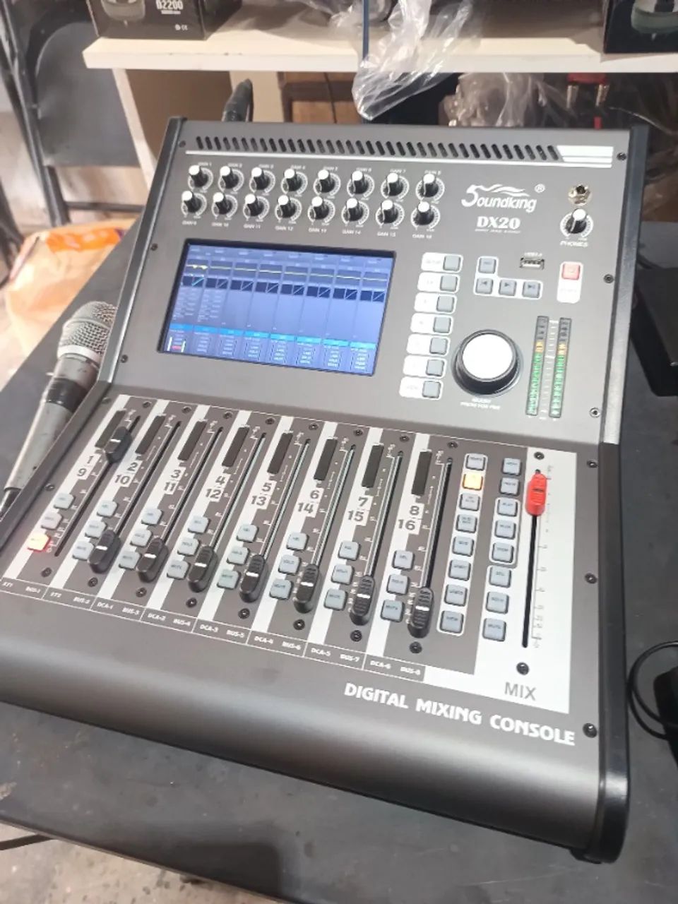 Mesa de som digital soundking Dx20 nova  - Foto 5