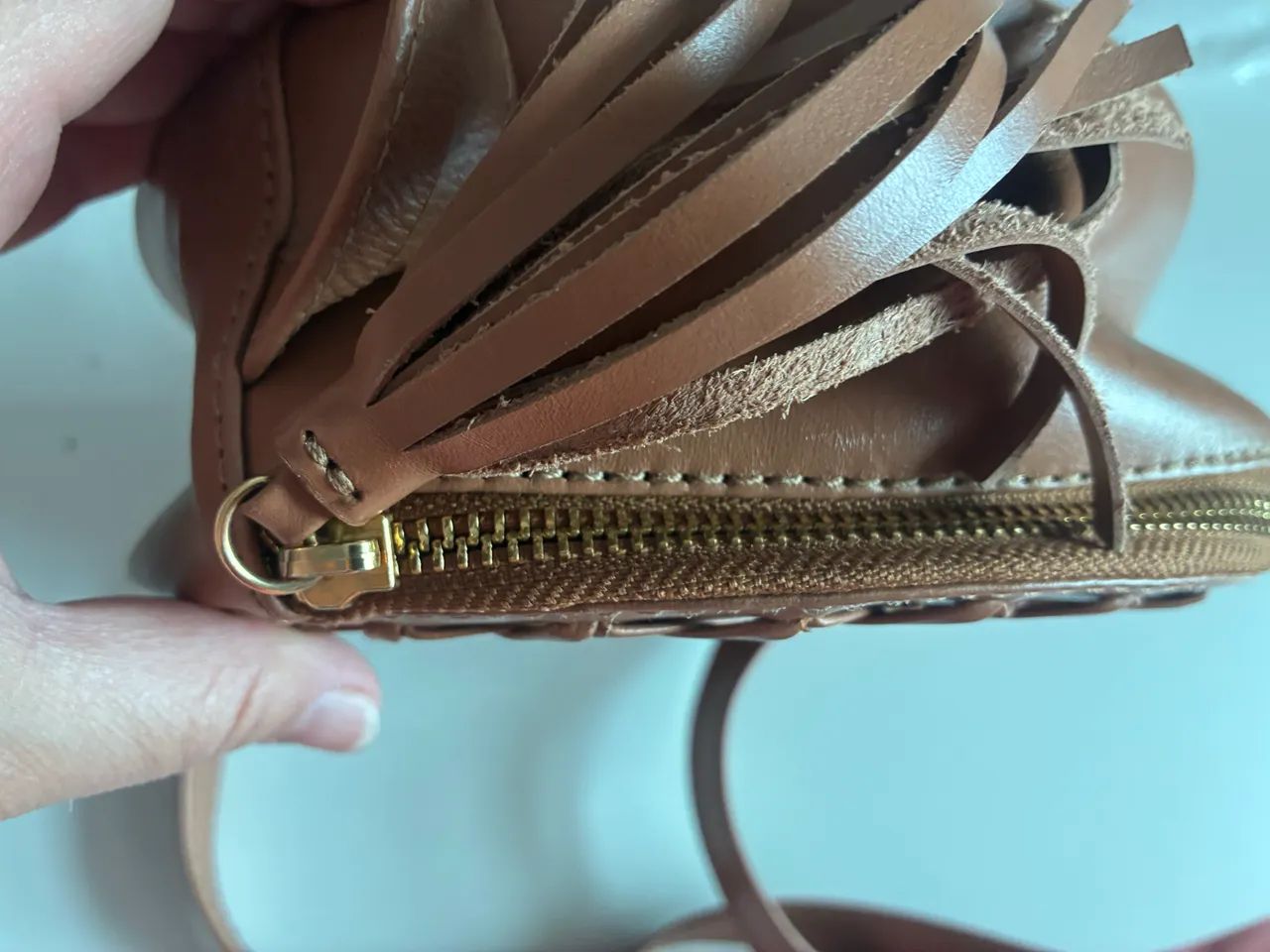 Linda bolsa Aredda em Couro - Foto 2