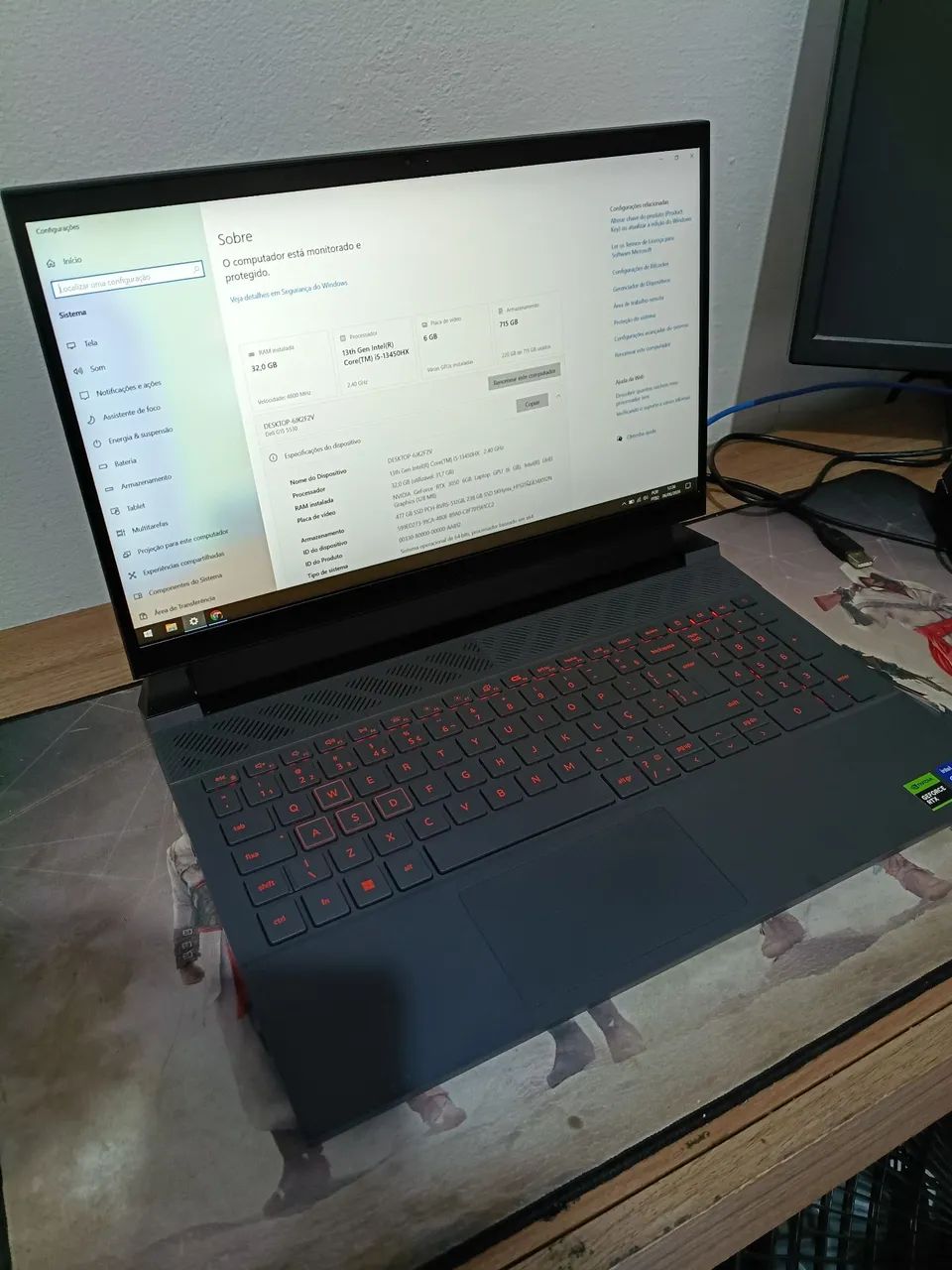 Notebook Gamer DELL G15