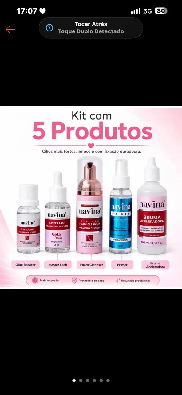 Kit completo de cílios tufinho - Foto 4