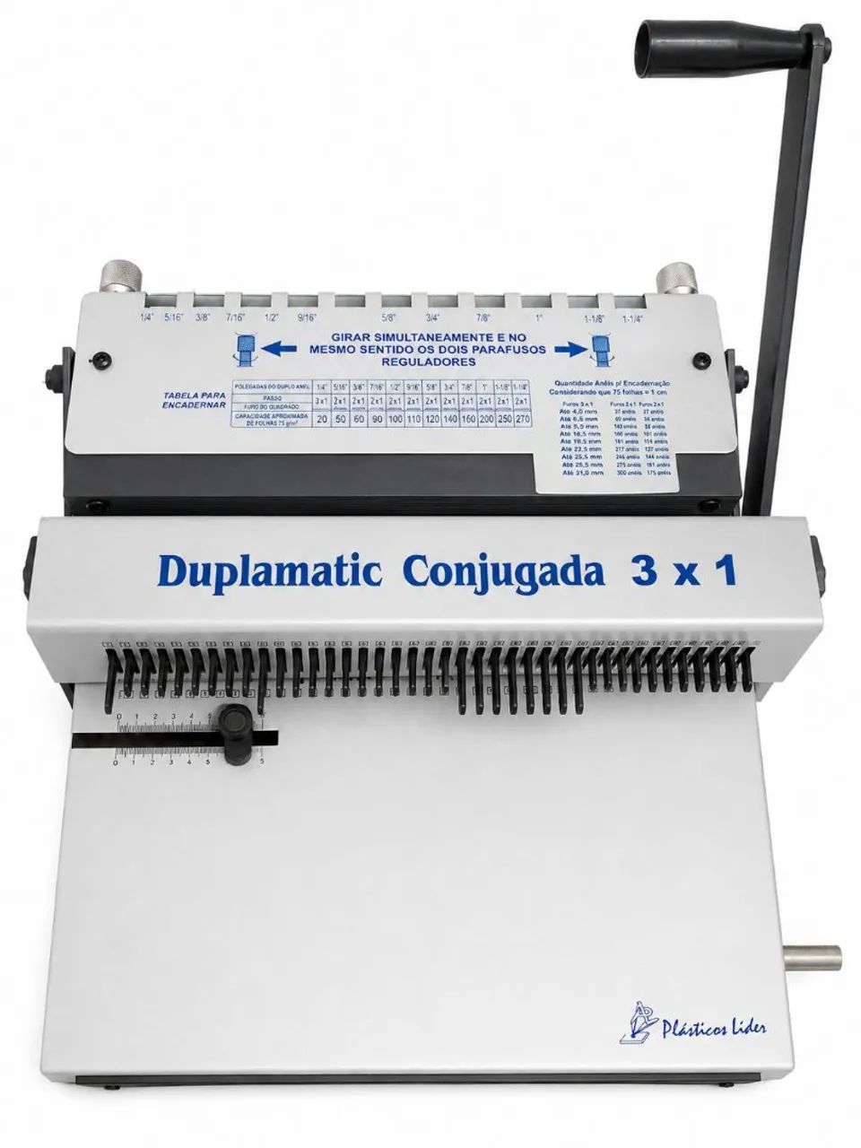 ENCADERNADORA DUPLAMATIC CONJ 3X1 