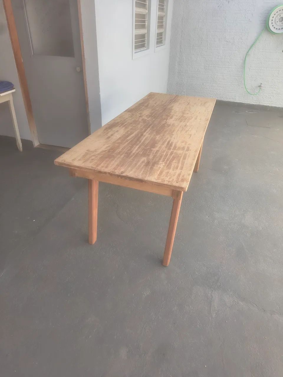 Mesa de madeira rústica  - Foto 4