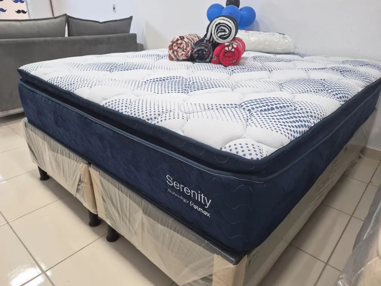 Cama Queen size PELMEX completa entrega grátis hoje - Foto 2