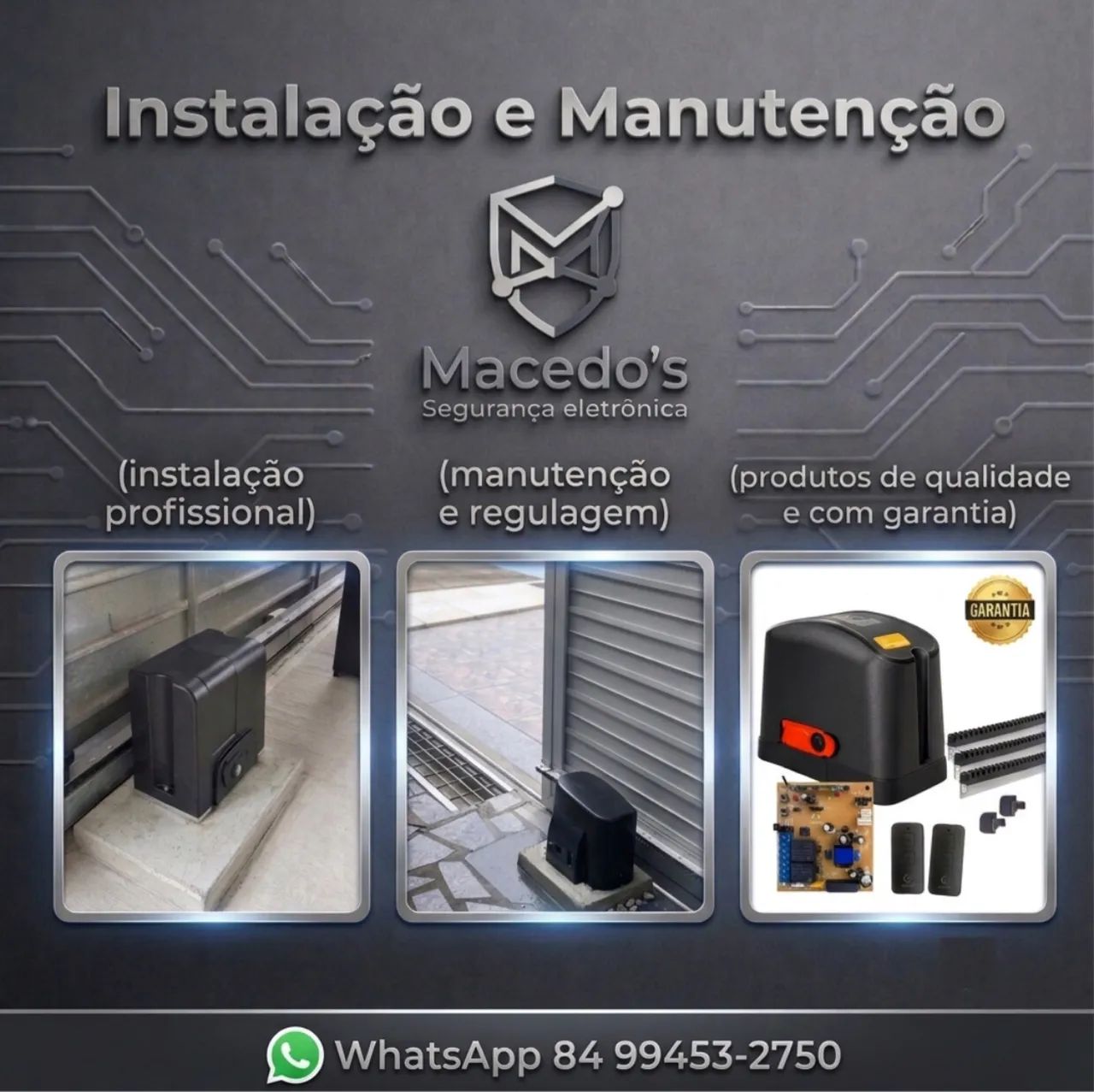 Reparos portão eletrônico 