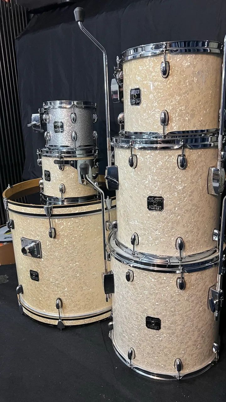 Bateria Gretsch Catalaina Birch Branco Pérola 08. 10. 12, 14, 16, 22? - Foto 4