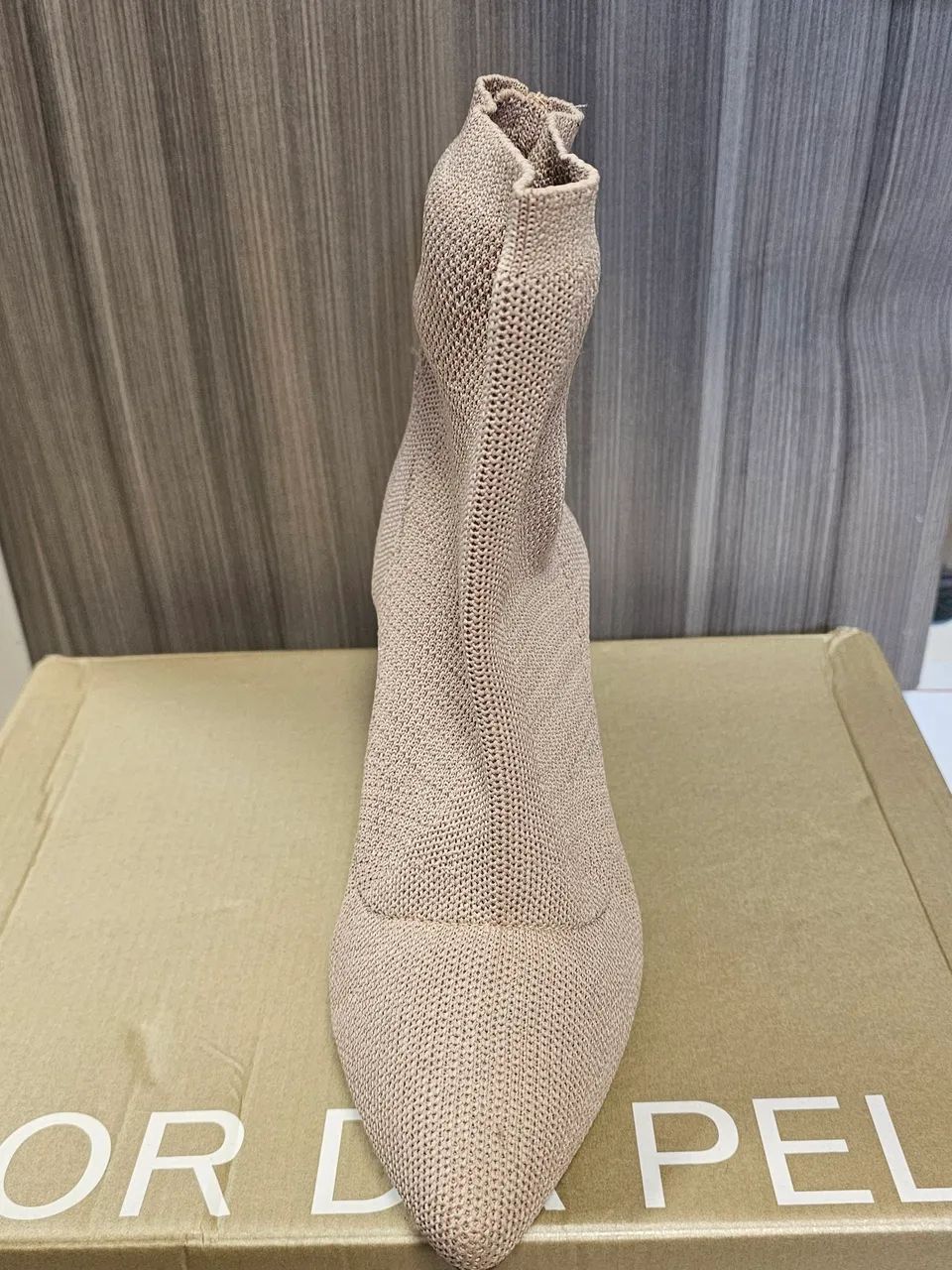 Bota Meia Nude - Foto 5